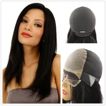 Hstonir Humano Fall Wig Lace Wig Humain Hair Jewish Dome For Women Kosher Sheitel Jewish Kippah European Remy Hair G015