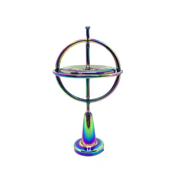 

Creative Scientific Educational Metal Finger Gyroscope Gyro Top Pressure Relieve Classic Toy Traditional Learning Toy For Kids
