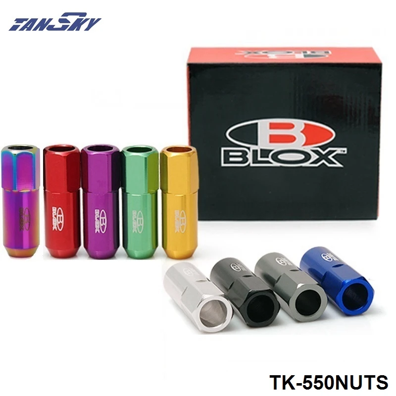 Кованые Алюминиевые гайки Blox 7075 m12x1 25/m12x1 5 L :60 мм (20 шт./компл.)|racing lug nuts|lug nutslug nuts