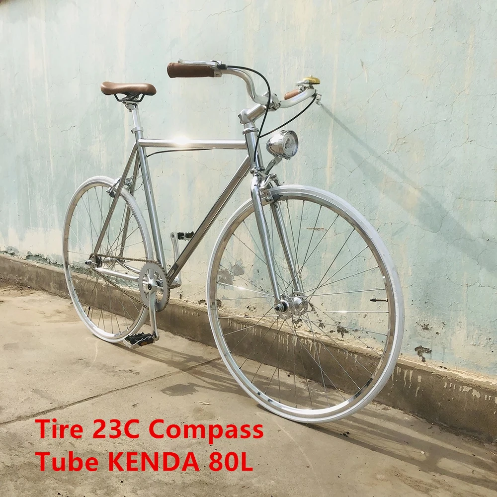 Vintage 700C Road Bicycle Women Silver 