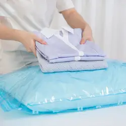 Vogvigo синий большой вакуумный Стёганое одеяло мешок для хранения одежды для упаковки одежды пространства сохраненное уплотнение