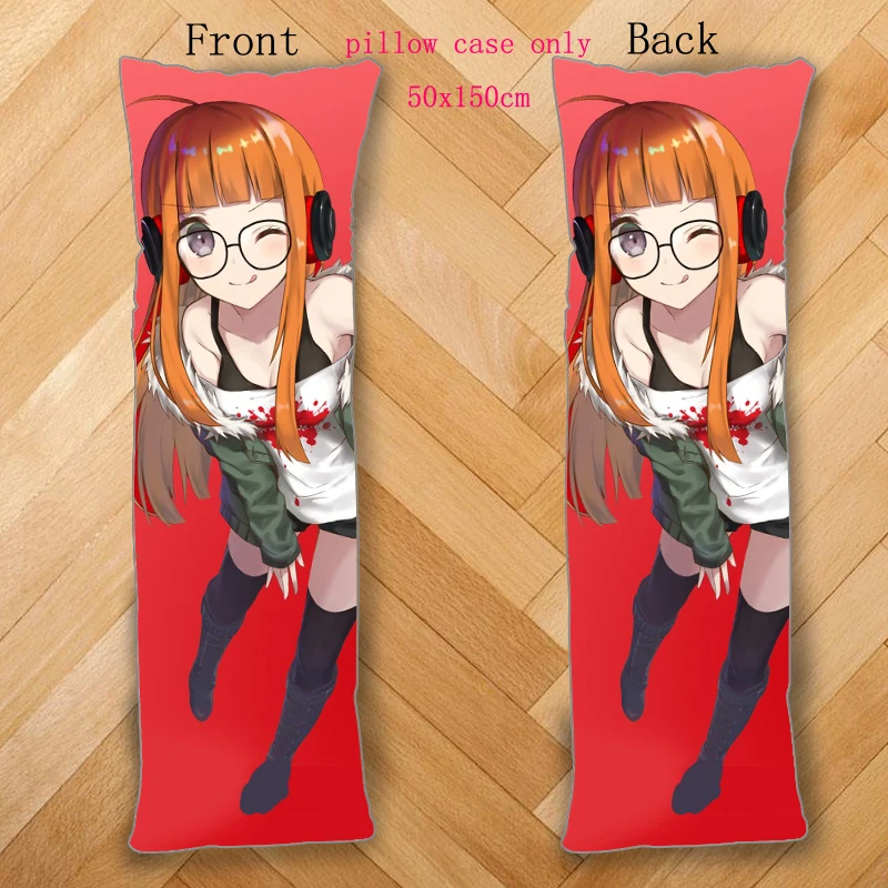 Anime Dakimakura Body Pillow Case Persona 5 Sakura Futaba Naughty Cover