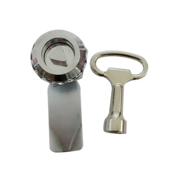 

1 set Zinc Alloy MS705 Triangular lock Gas Meter Lock Key Gas Electric Meter Box Latch Cam Locks high quality Drawer lock