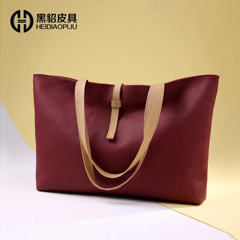 

Bag Women's 2019 New Style Shoulder Bag Korean-style Simple Casual Women's Bag PU Leather Handbag