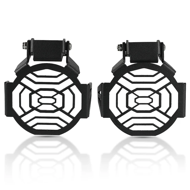 For BMW R 1250 GSA GS LC ADV Adventure R1200GS F850GS F750GS Motorcycle Flipable Fog light lamp Protector Guard Lamp Cover no logo black