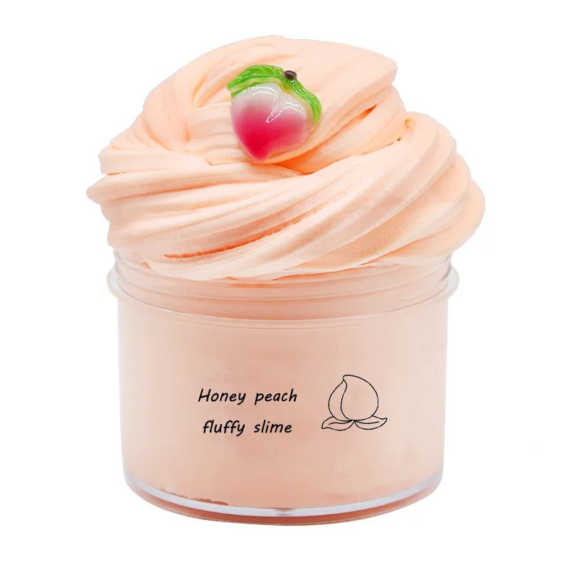 

60ml/120ml Cloud Slime Fruit Charms DIY Modeling Clay Toys for Slime Fluffy Lizun Snow Mud Putty Slime Toys for Kids