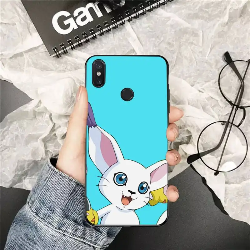 YNDFCNB Japanese Anime Digimon Shell Phone Case for Xiaomi Redmi 5 5Plus 6 6A 4X 7 7A 8 8A 9 Note 5 5A 6 7 8 8Pro 8T 9 xiaomi leather case chain Cases For Xiaomi