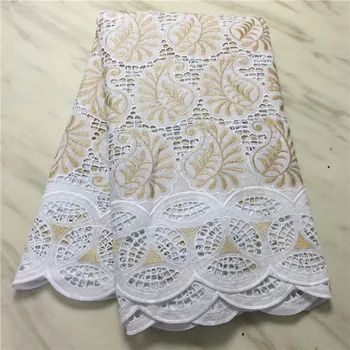 

Nigerian Wedding African Lace Fabric Fashion African Cotton Swiss Voile Lace In Switzerland High Quality Dubai Fabric For dress