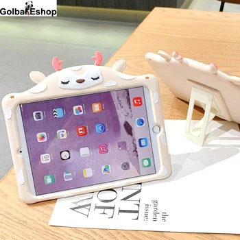 

Silicone Case For iPad 9.7 2017 2018 Air 2 Pro 9.7 10.2 10.5 Mini 1 2 3 4 5 Mini 2019 For iPad 9.7" Case Shockproof Tablet Cover