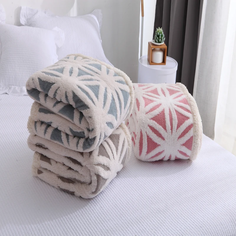 Soft Cover Blanket For Adult Casual double-deck Blanket High Quality Home Blanket Home Textile Supplies