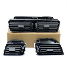 OEM хром выход кондиционера AC вентиляционные каналы AC вентиляционное отверстие для VW Passat CC B7