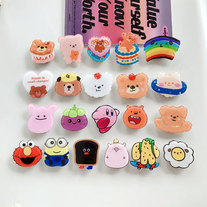 Cute Cartoon Pocket Socket Airbag Cellphone Telescopic Brackets Desktop Stand Holder Mobile Phone Accessories for IPhone Samsung Cute Cartoon Pocket Socket Airbag Cellphone Telescopic Brackets Desktop Stand Holder Mobile Phone Accessories for IPhone Samsung