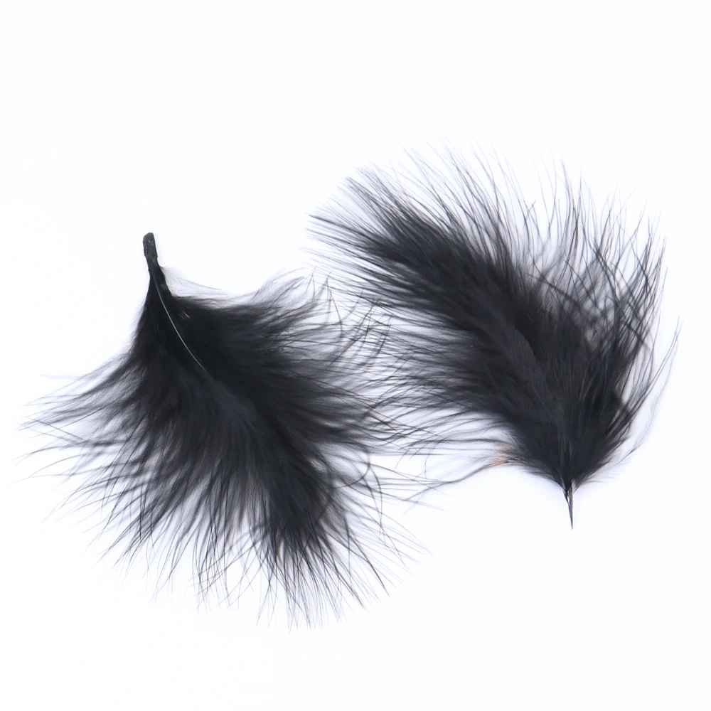 

100pcs Black Turkey feather 5-8cm DIY Natural feathers DIY Handwork Craft Decoration Plume Pen Wholesale