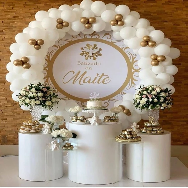 Plinths cuadrados de fiesta y evento, mesa de postre mental blanca, cilindro  de hierro para baby shower qq147 - AliExpress