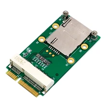 Горячая новинка мини PCI Express адаптер для 3g 4G модуль с разъемом USIM мини PCI E к Мини PCI-E Riser Card Поддержка 3g/4G WWAN LTE gps