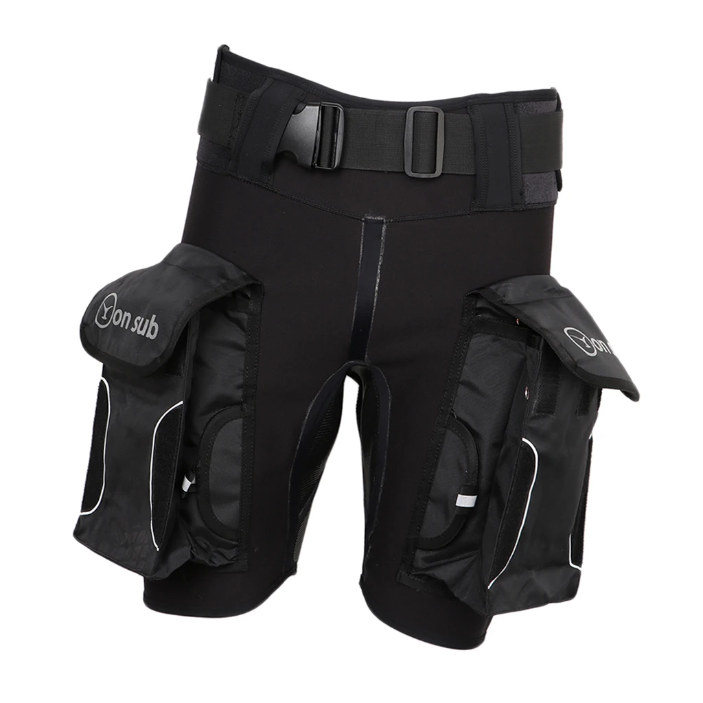 Professional Neoprene Scuba Diving Snorkeling Surfing Spearfishing Kayak Wetsuit Shorts Pants & Large Pockets Gear Equipment diving suits wetsuit pants shorts
