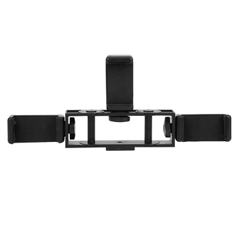 

Tripod mount for phone with extended smartphone clip adapter 3, mount for mobile phone with 1/4 inch screw hole for