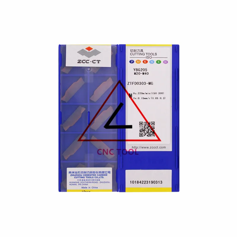 ZTFD0303-MG YBG205 10 шт. Оригинальный китайский режущий инструмент ZCCCT |