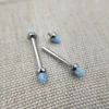 1 pièces 14G Impant Grade titane filetage interne mamelon haltère opale cône boule Piercing anneaux femmes corps bijoux cadeau ► Photo 1/5
