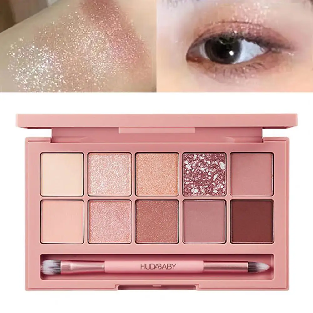 Eyeshadow Palette Long Lasting Waterproof Cosmetics 10 Colors Korean