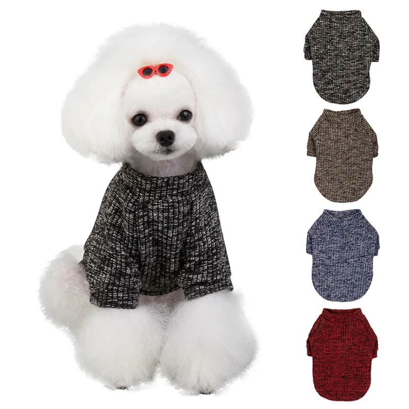 

Puppy Dog Knit Sweater Pet Cat Warm Winter Classic Sweaters Knitting Tops Sweater For Small And Medium Dog Apparel S-XXL