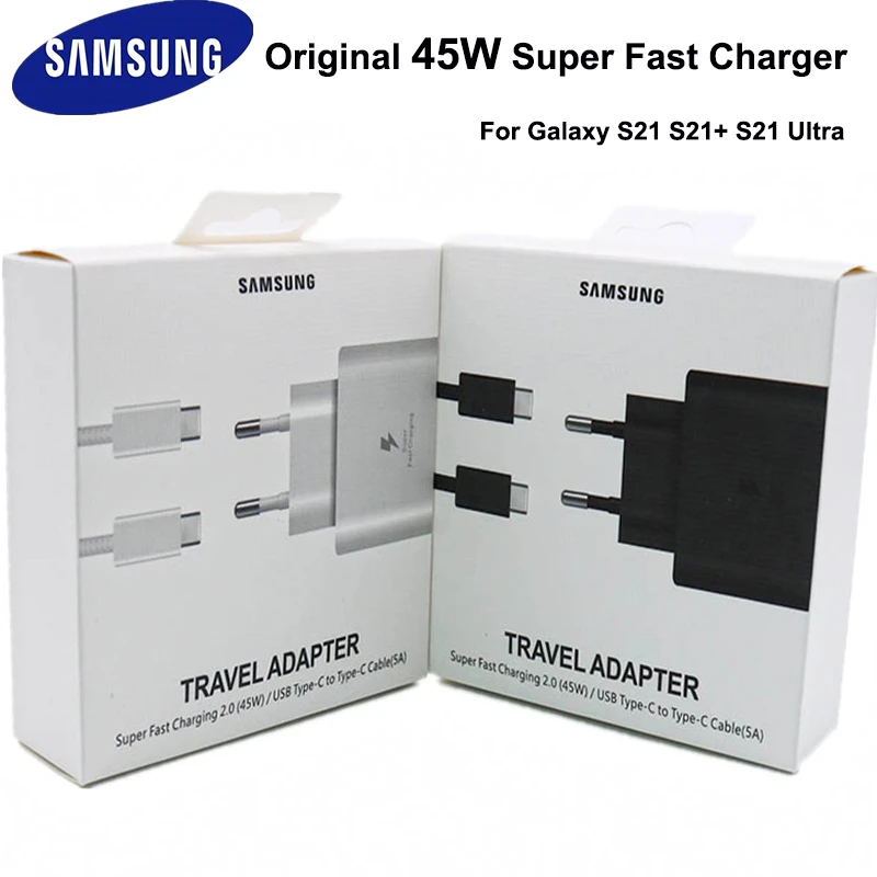 65w charger phone Samsung Original 45W USB-C Super Adaptive Fast Charge Charger EP-TA845 For Samsung GALAXY Note 10 Plus Note10Plus 5G A91 Note10+ usb charger 12v