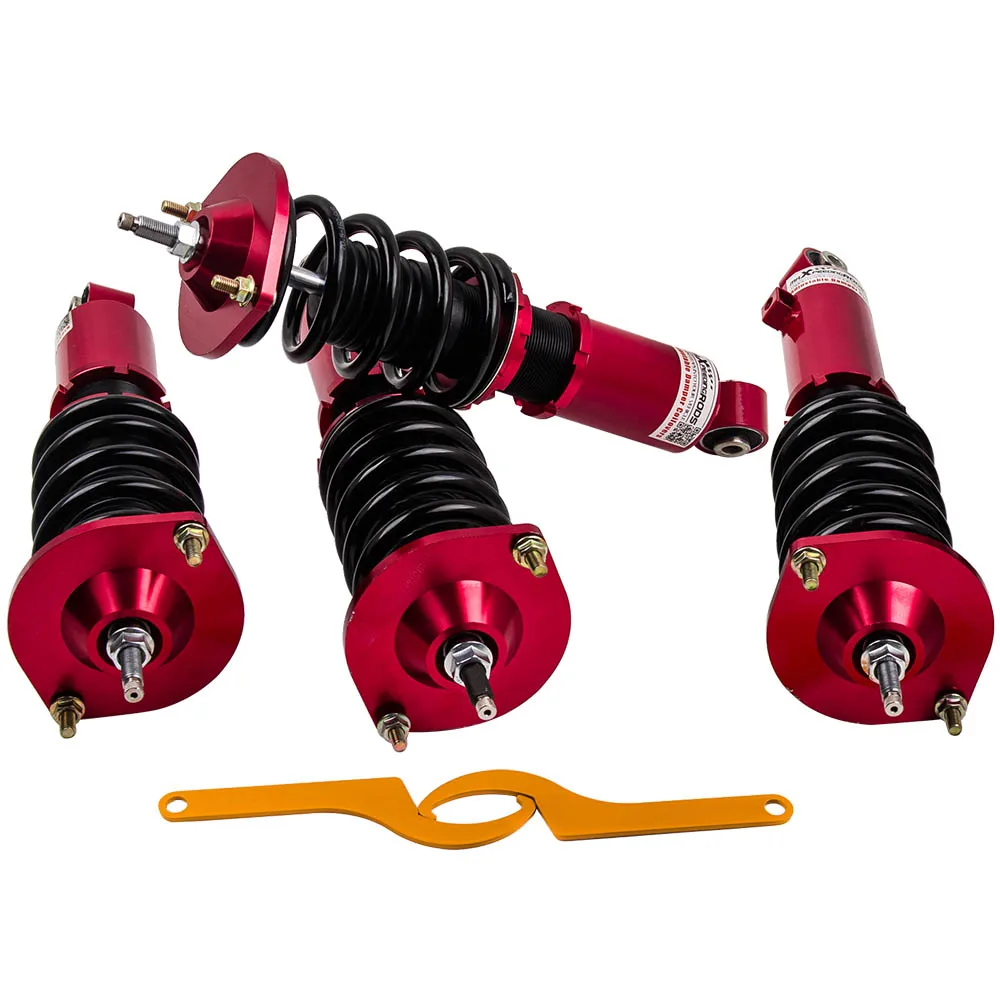 Coilovers для Mazda Miata MX5 MX 5 NA NB MK1 MK2 1989 2005 Coilover Shock Strut 24 Ways Adj. Амортизирующие амортизаторы