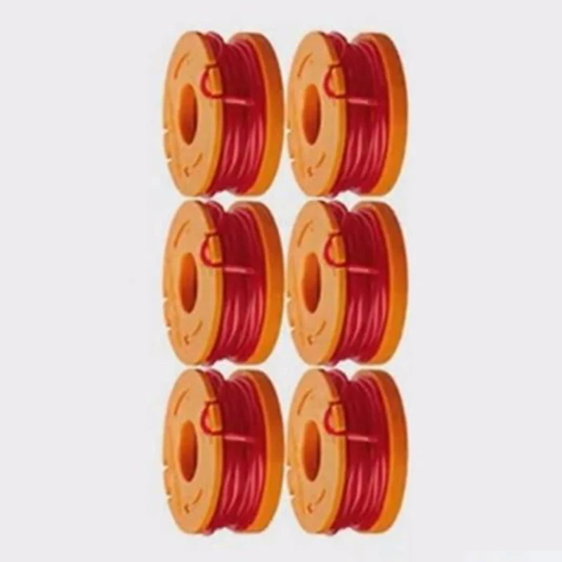 6 шт набор триммерная катушка линия 10 футов часть инструмента для Worx-WA0010 трава