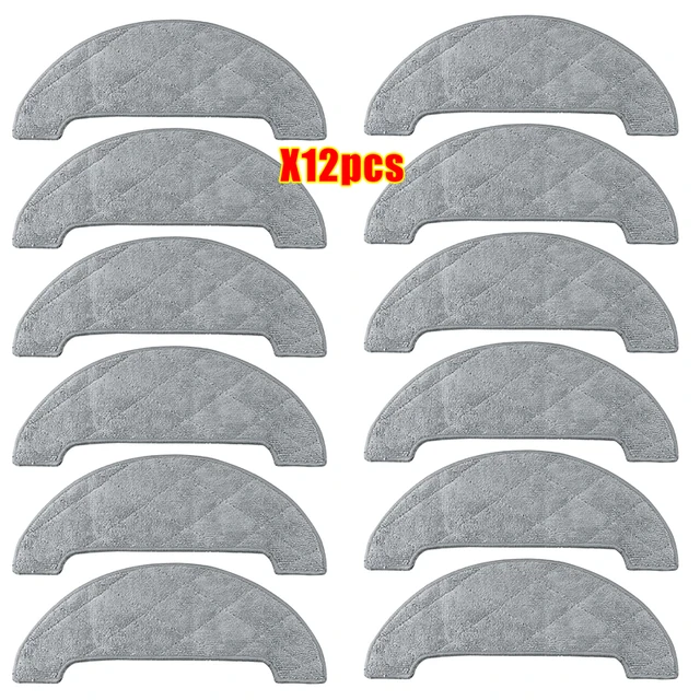 Main Brush Colletion Dust Bags Mop Cloth Side Brush Hepa Filter Spare Parts For XIAOMI VIOMI S9 Robot Vacuum Cleaner Accessories 12pcs