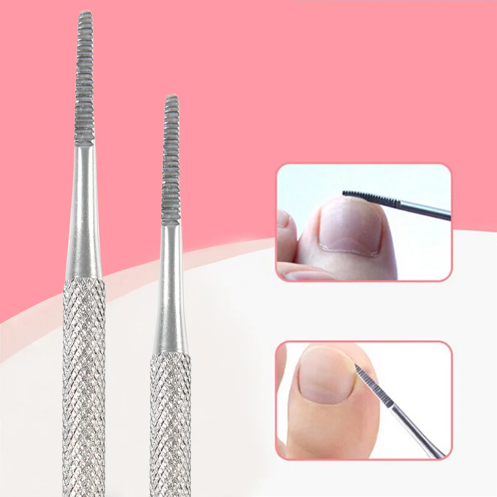 

Toe Nail File Foot Nail Care Hook Ingrown Double Ended Ingrown Toe Correction Lifter File Manicure Pedicure Toenails Clean Tool