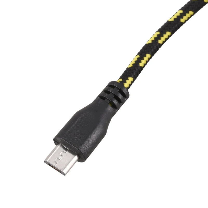 Плетеный тканевый мини-usb кабель для зарядки и синхронизации данных для сотового телефона