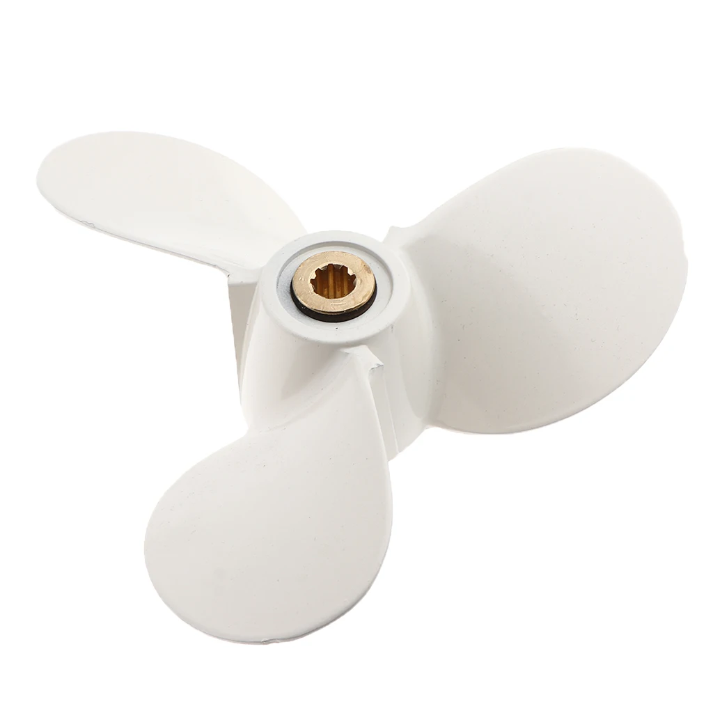 Boat Marine Aluminum Propeller for Yamaha 2-6HP Outboard Boat Motors 7 1/2 X 8 BA Type with 3 Improved Blade