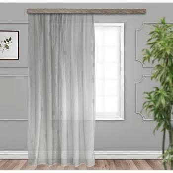 

Tulle, size 300x260 cm, embossed monogram, gray color, veil