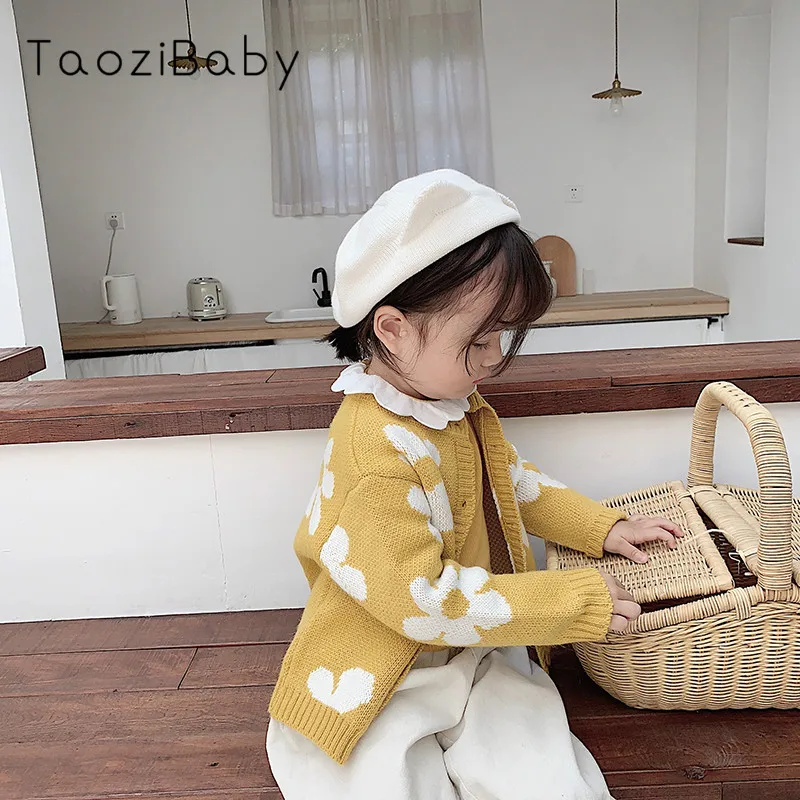 

Baby Cardigan Girls'autumn Knitted Sweaters New Kit-shirts Outerwear Children's Sweaters 2019 New Baby Girl Clothes