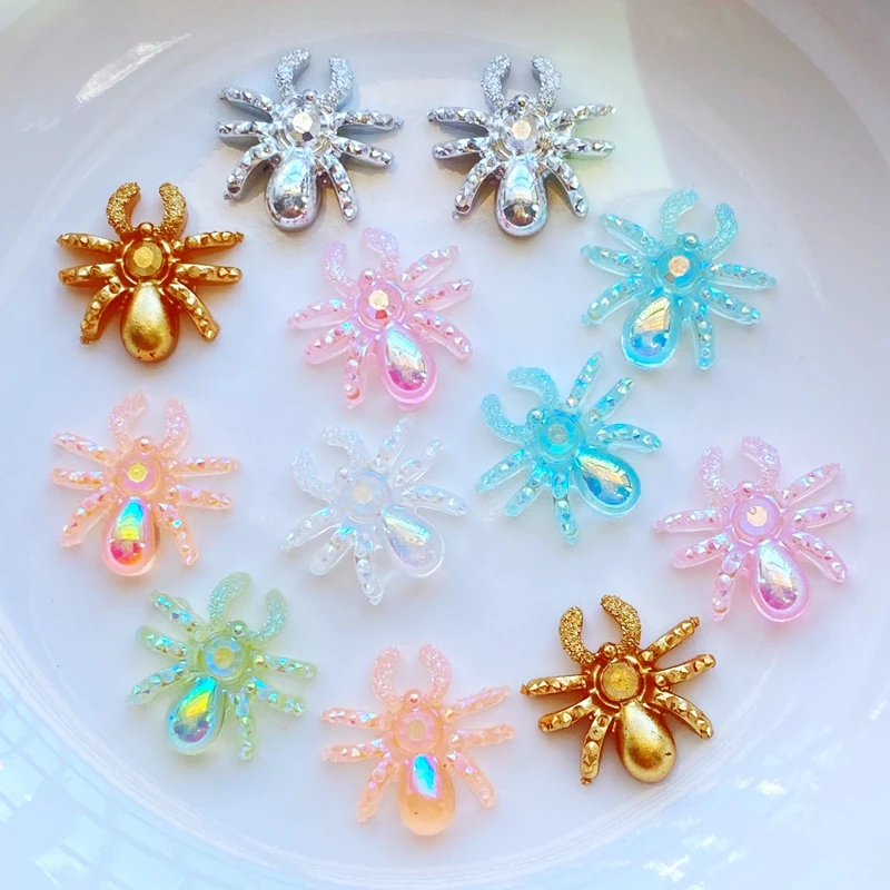 Cabochon In Resina A Forma Di Ape E Margherita - 50 Pezzi, Retro Piatto, Per Bijoux E Decorazioni Fai-Da-Te