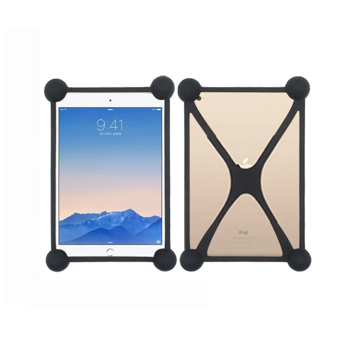 

universal slicon case for Ipad mini 1 2 3 4 5 for samsung galaxy tab A A6 T280 7'' 7.9'' 8'' tablet cover case with handholder