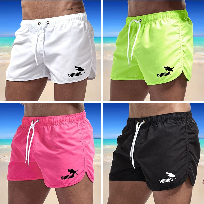 Print natación pantalones cortos para hombres traje de hombre traje de baño bañadores de verano de baño ropa de playa surfear Shorts Junta pantalones de bolsillo
