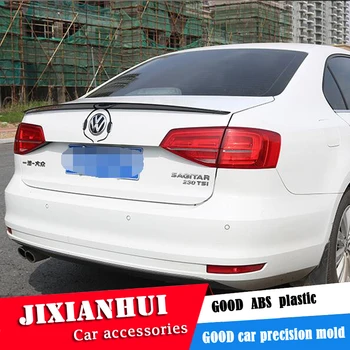 

For Jetta Spoiler 2012-2018 MBI ABS Material Car Rear Wing Color Jetta Rear Spoiler For Volks wagen new Jetta Spoiler
