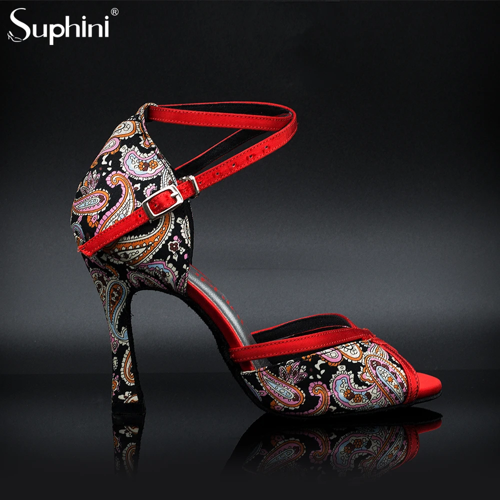 

Suphini【Euphoria】Ankle Strap Salsa Latin Dancing Shoes
