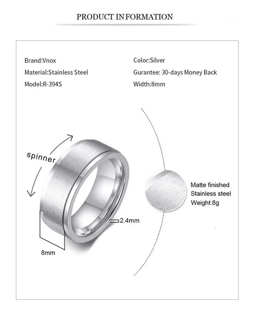 New Titanium Steel Punk Defense Ring Multi Functional Rings For Men And  Women Stress Relief Spinner Rings Self-help Ring Gift - AliExpress