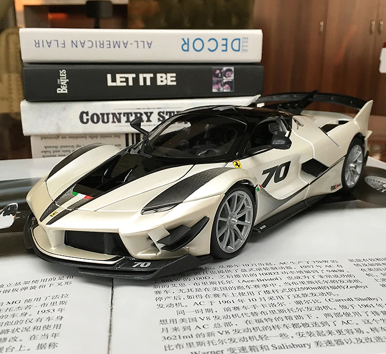 Модель автомобиля Fxx K Evo сплав открытая мебель дисплей украшения Рождественский подарок на день рождения