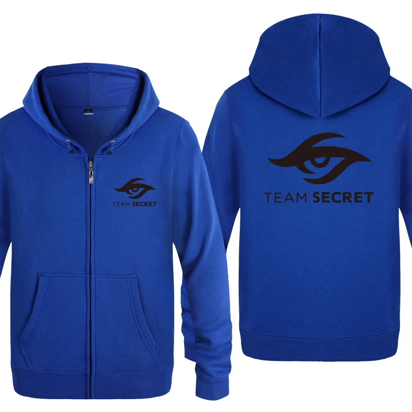 LAY HET DOTA2 TI5 Team Secret толстовки с логотипом мужские мужские флисовые кардиганы на молнии толстовки с капюшоном - Цвет: LAY HET