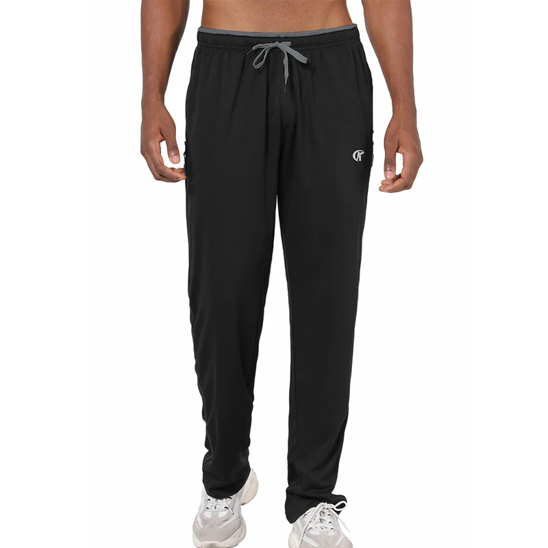Men's Mesh Gym Yoga Pants with Pockets Open Bottom Workout Sweatpants for Jogging Training Tracksuit Athletic Casual Clothing 17