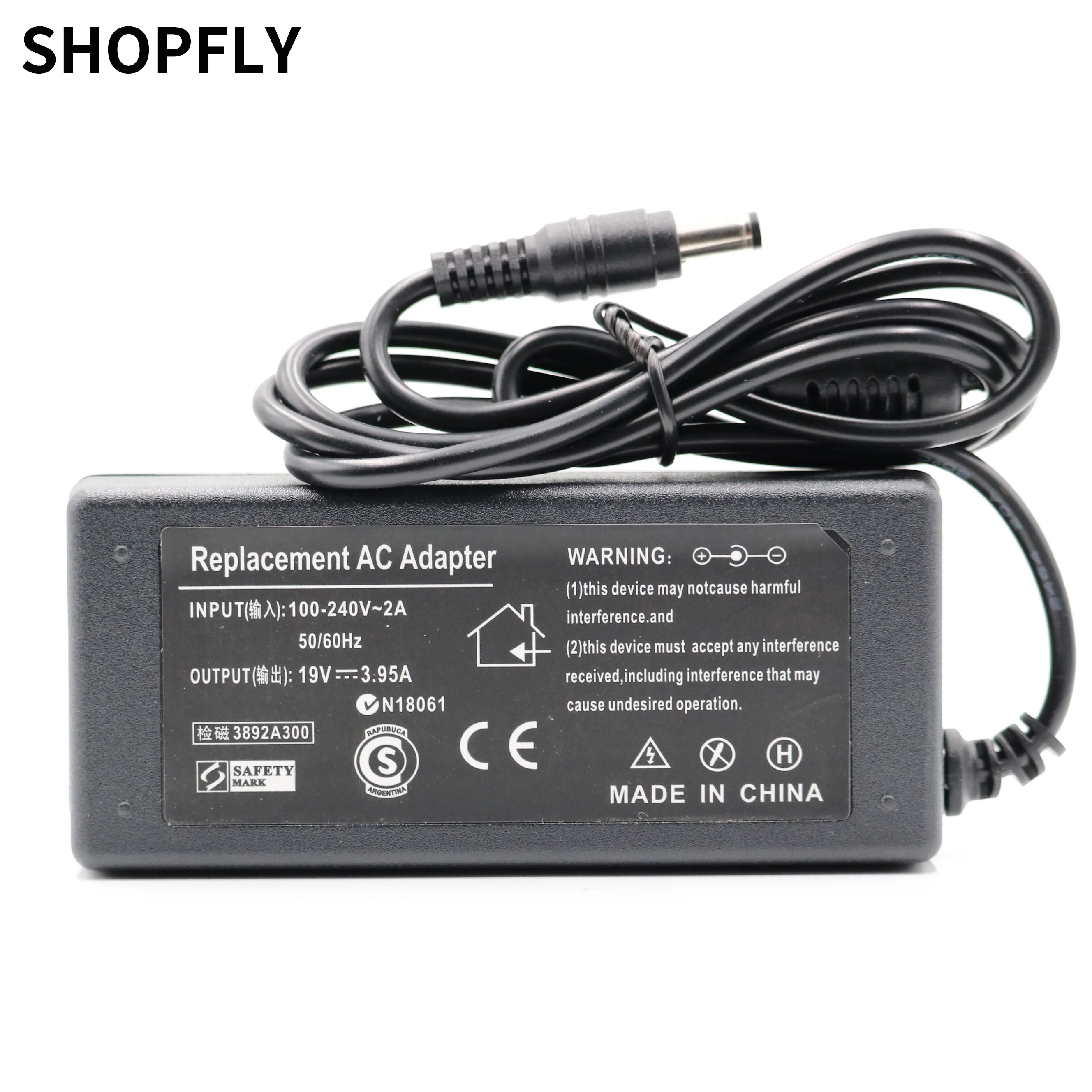 19V 3.95A 75W AC адаптер питания для Toshiba Satellite L700 L600 M801 PA 1750 09 FA105 U305 P205 ноутбук|Адаптеры