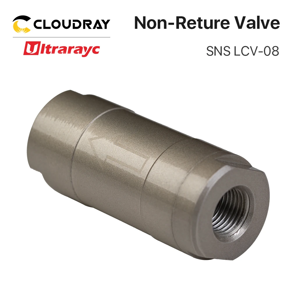 

Ultrarayc SNS Non-Reture Valve LCV-08 Pneumatic Component Check Valve Port Size G1/4 11.7mm Air Media for CNC Air System