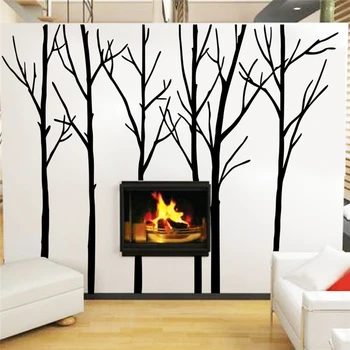 

Large Tree Branch Wall Stickers for Sofa TV Background Office Living Room Home Decoration Diy Vinyl Mural Art Wall Decals