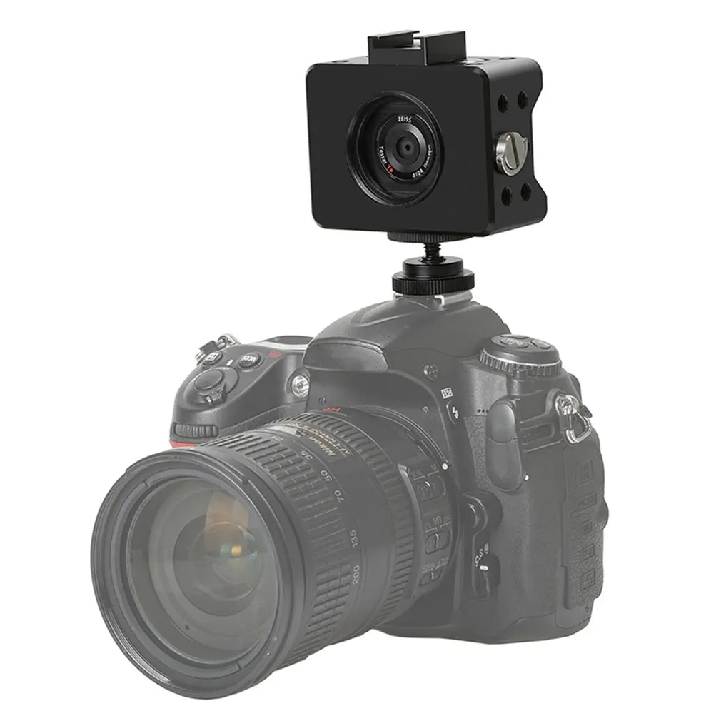 

Aluminum Camera Cage for Sony RX0 Mini Camera with Metal Protective Shell Black Case Mount Tripod Holder