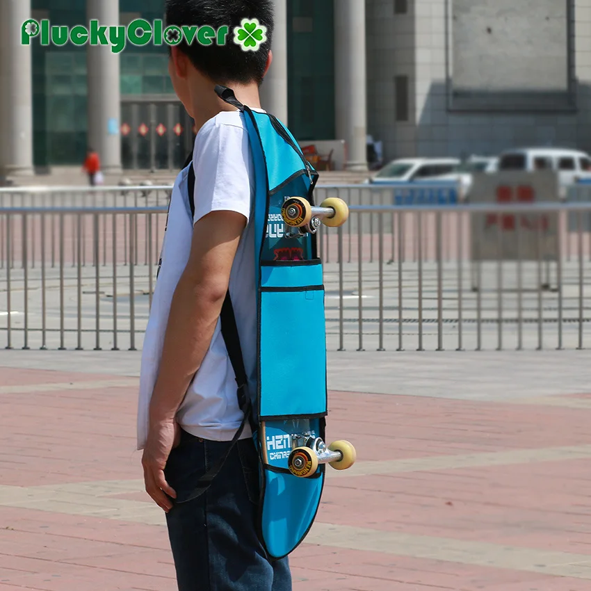 1 шт. сумка для скейтборда 82x25 см водонепроницаемая сумка на одно плечо сумка для скейтборда с карманом для аксессуаров и регулируемым ремнем мини-сумка для доски