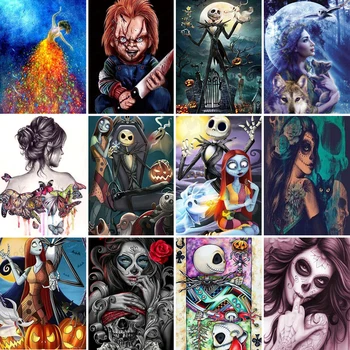 

3pcs diamond painting 5D Full Square Diamond embroidery mosaic Cross Stitch DIY Wall Sticker home Decoration Christmas Gift