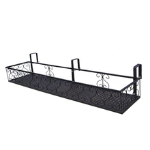 Art Flower Rack Guardrail Suspension Balcony Burglar Mesh Hanging Type Flowerpot Frame Wall Hanging Meaty Botany Flower Rack